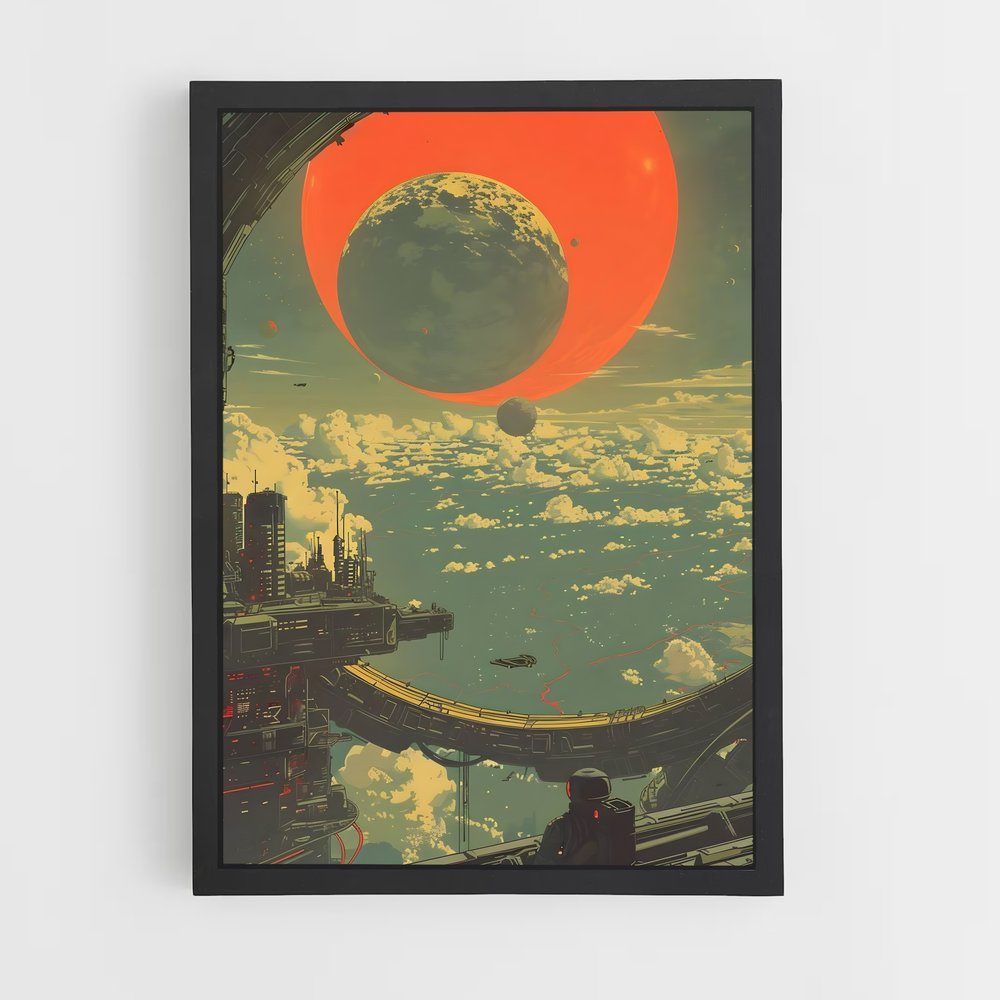 ap-digital space art-1 cadre Noir