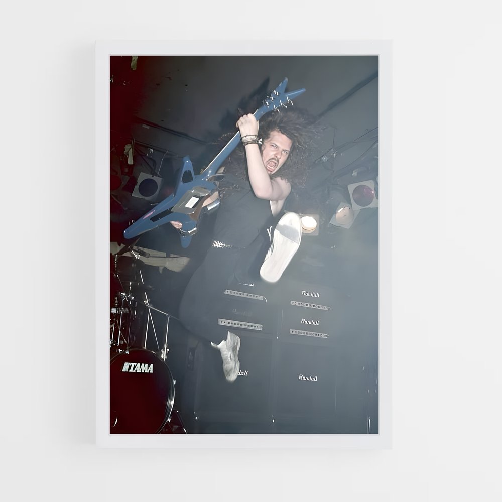 ap-dimebag darrell-7 cadre Blanc