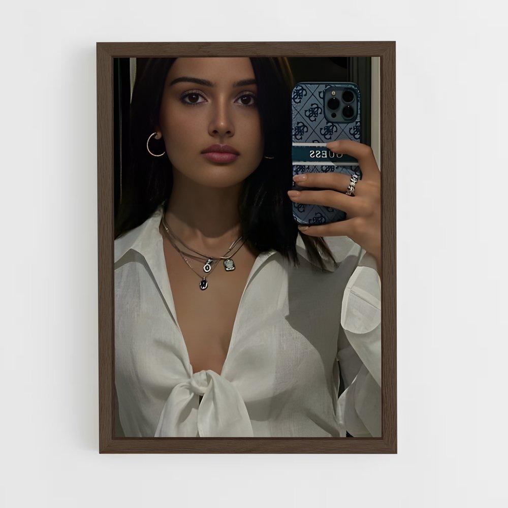 ap-dina saeva-1 cadre Bois foncé