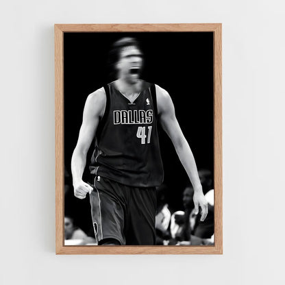 ap-dirk nowitzki-7 cadre Bois clair