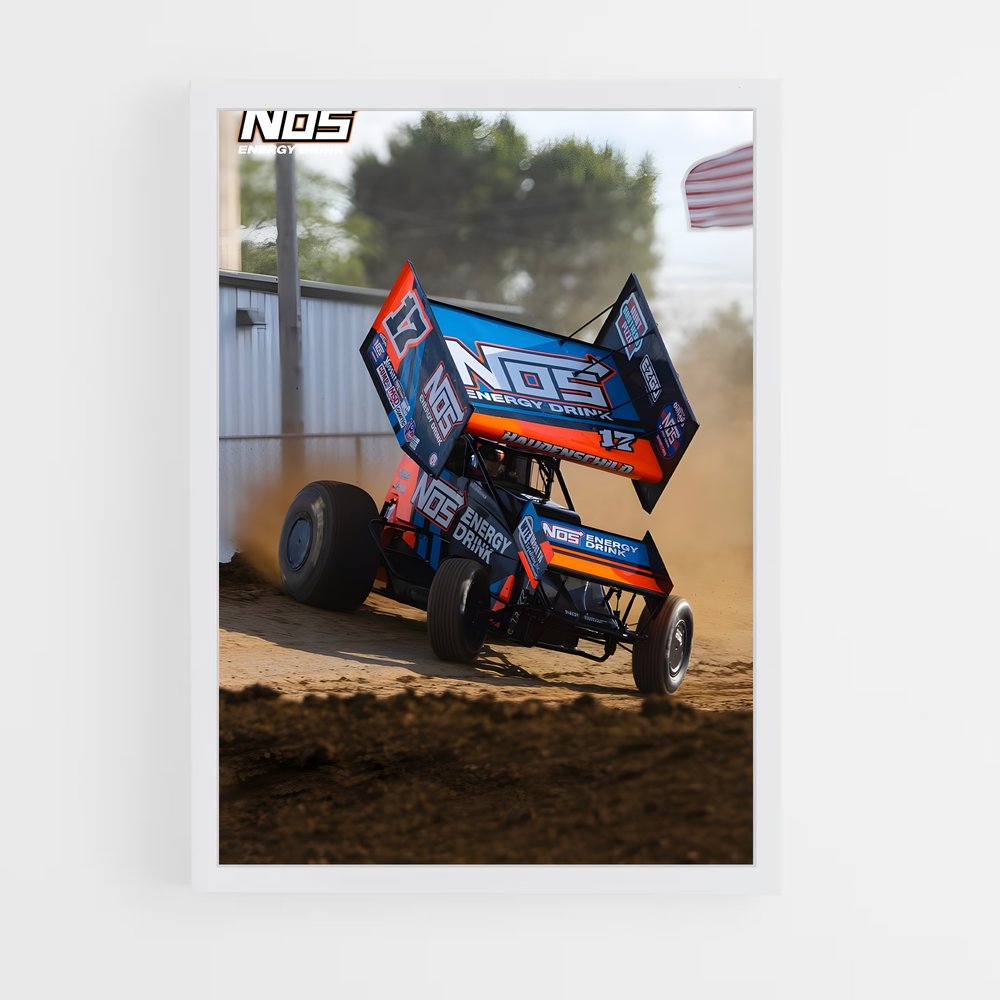 ap-dirt track racer-1 cadre Blanc