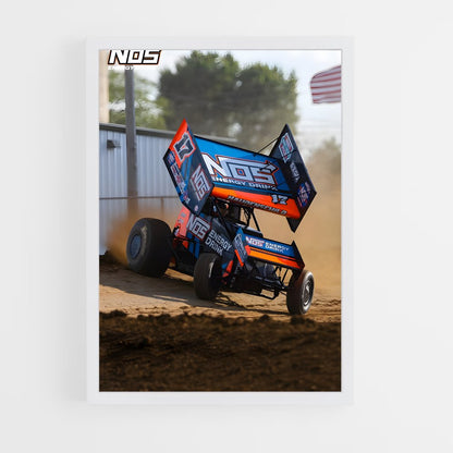 ap-dirt track racer-1 cadre Blanc