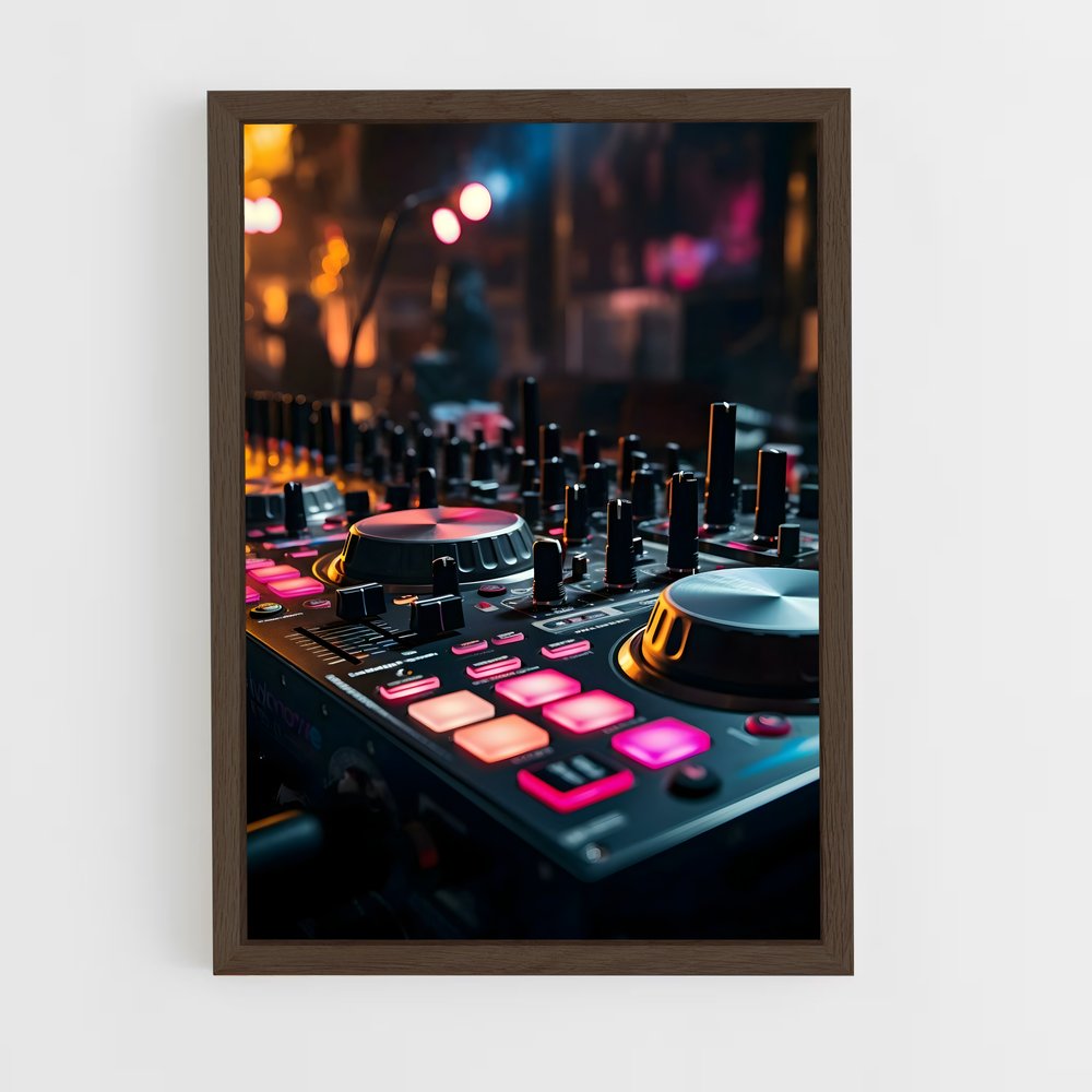 ap-dj-7 cadre Bois foncé