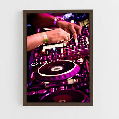 ap-dj turntables-6 cadre Bois foncé