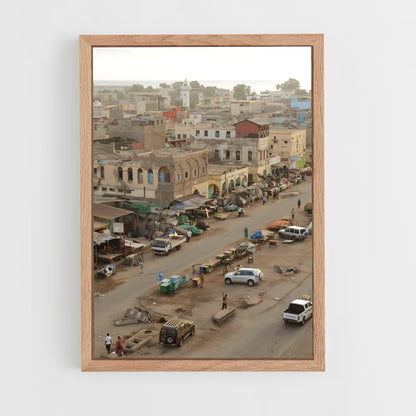 ap-djibouti city-4 cadre Bois clair