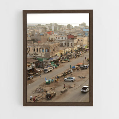 ap-djibouti city-4 cadre Bois foncé