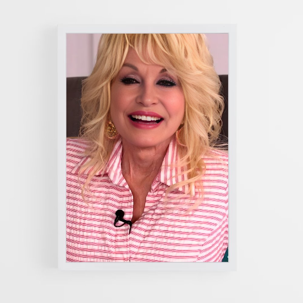 ap-dolly parton-2 cadre Blanc