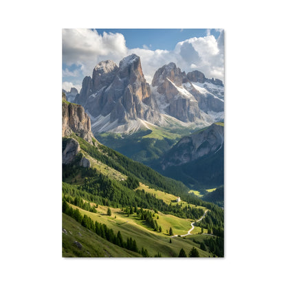 Poster Vallée des Dolomites