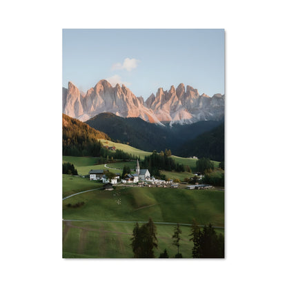 Poster Vallée Dolomites