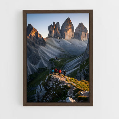 ap-dolomites mountains-3 cadre Bois foncé