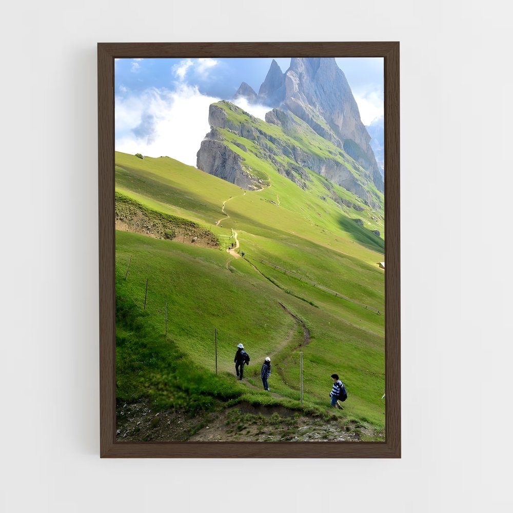 ap-dolomites mountains-7 cadre Bois foncé