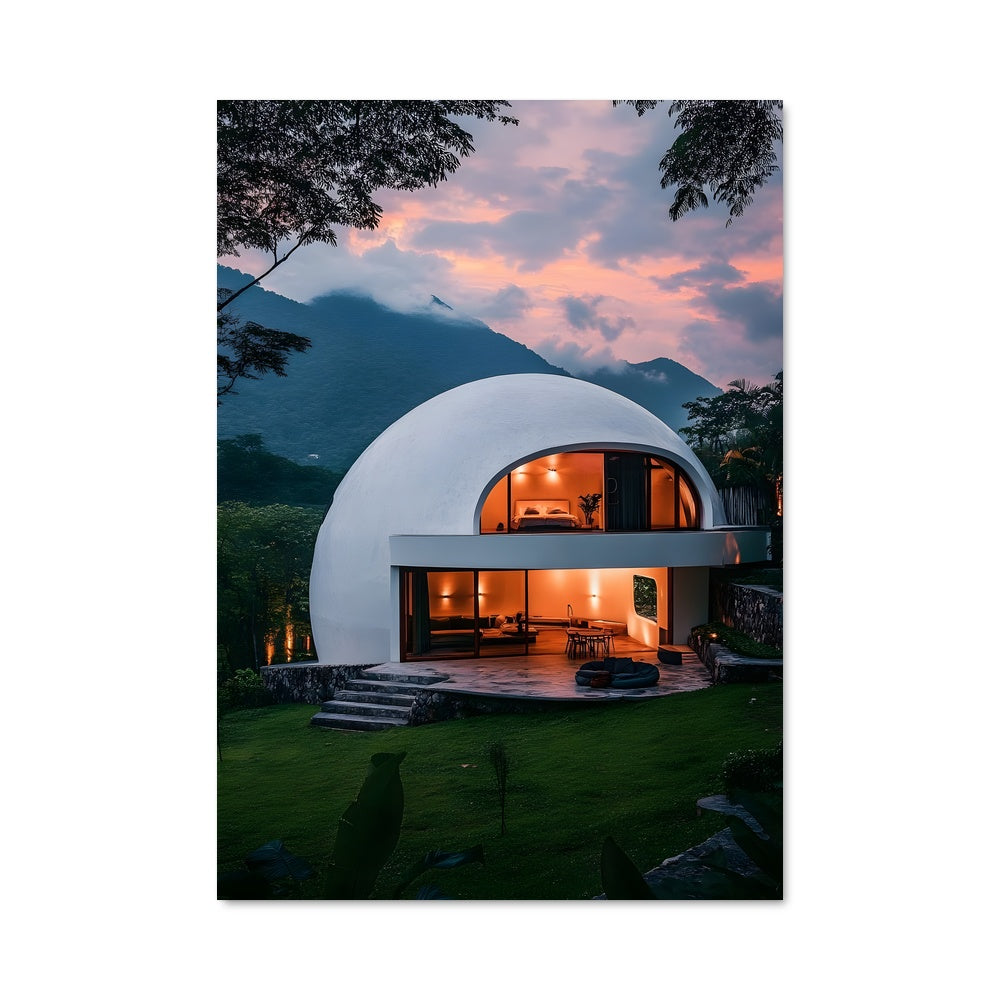 Poster Maison Cristal