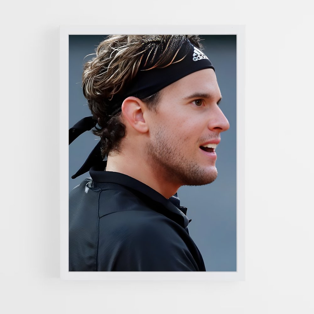 ap-dominic thiem-10 cadre Blanc
