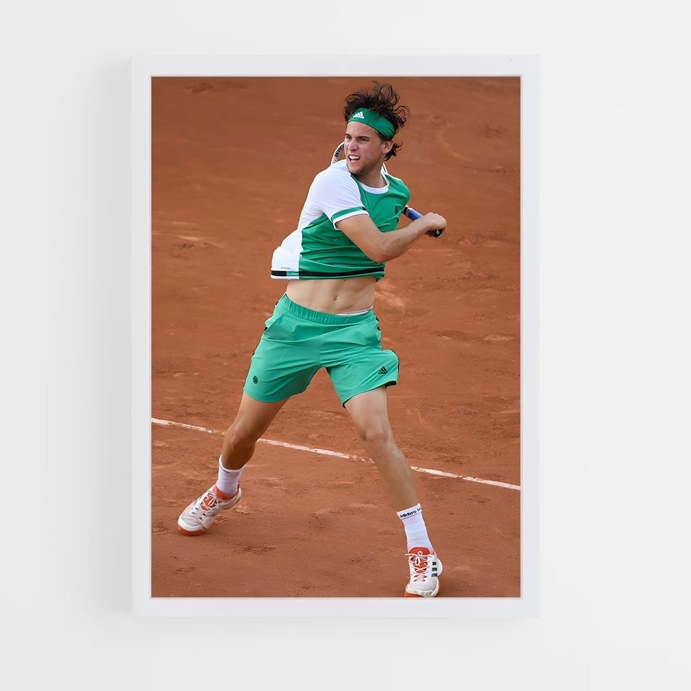ap-dominic thiem-6 cadre Blanc