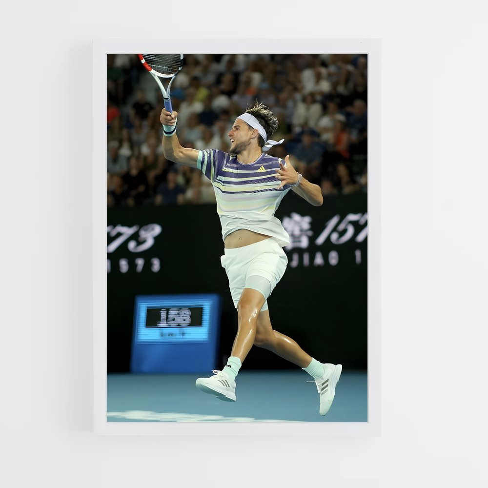 ap-dominic thiem-8 cadre Blanc