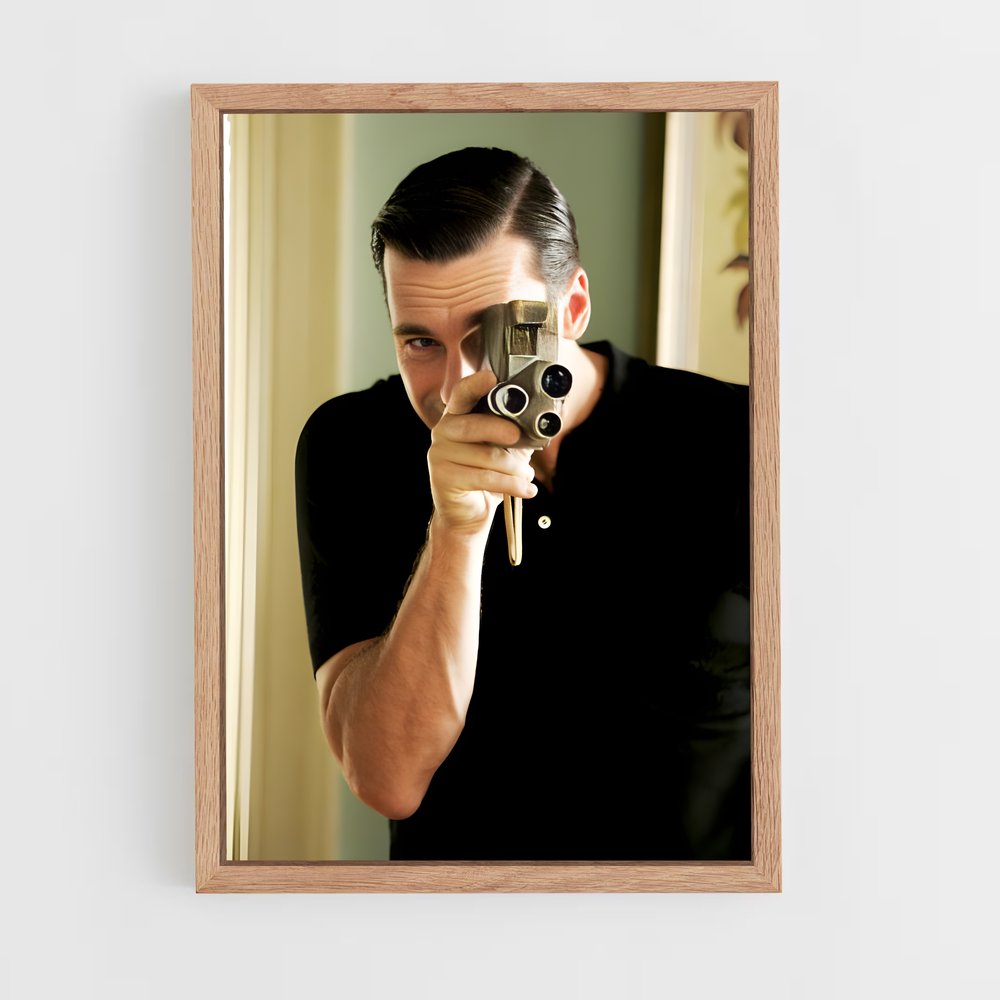 ap-don draper-3 cadre Bois clair