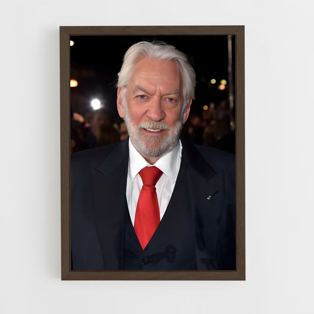 ap-donald sutherland-3 cadre Bois foncé