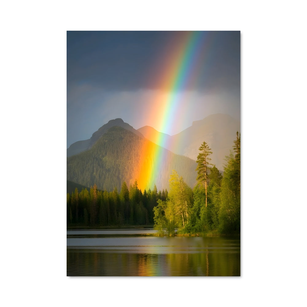 Poster Arc-en-Ciel Miroitant