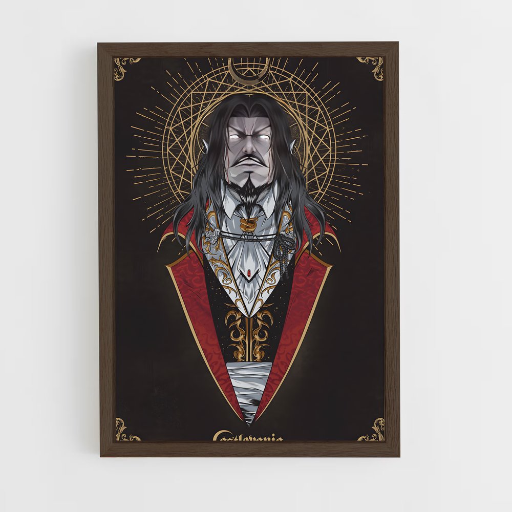 ap-dracula castlevania-1 cadre Bois foncé
