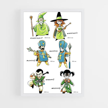 ap-dragon quest-1 cadre Blanc