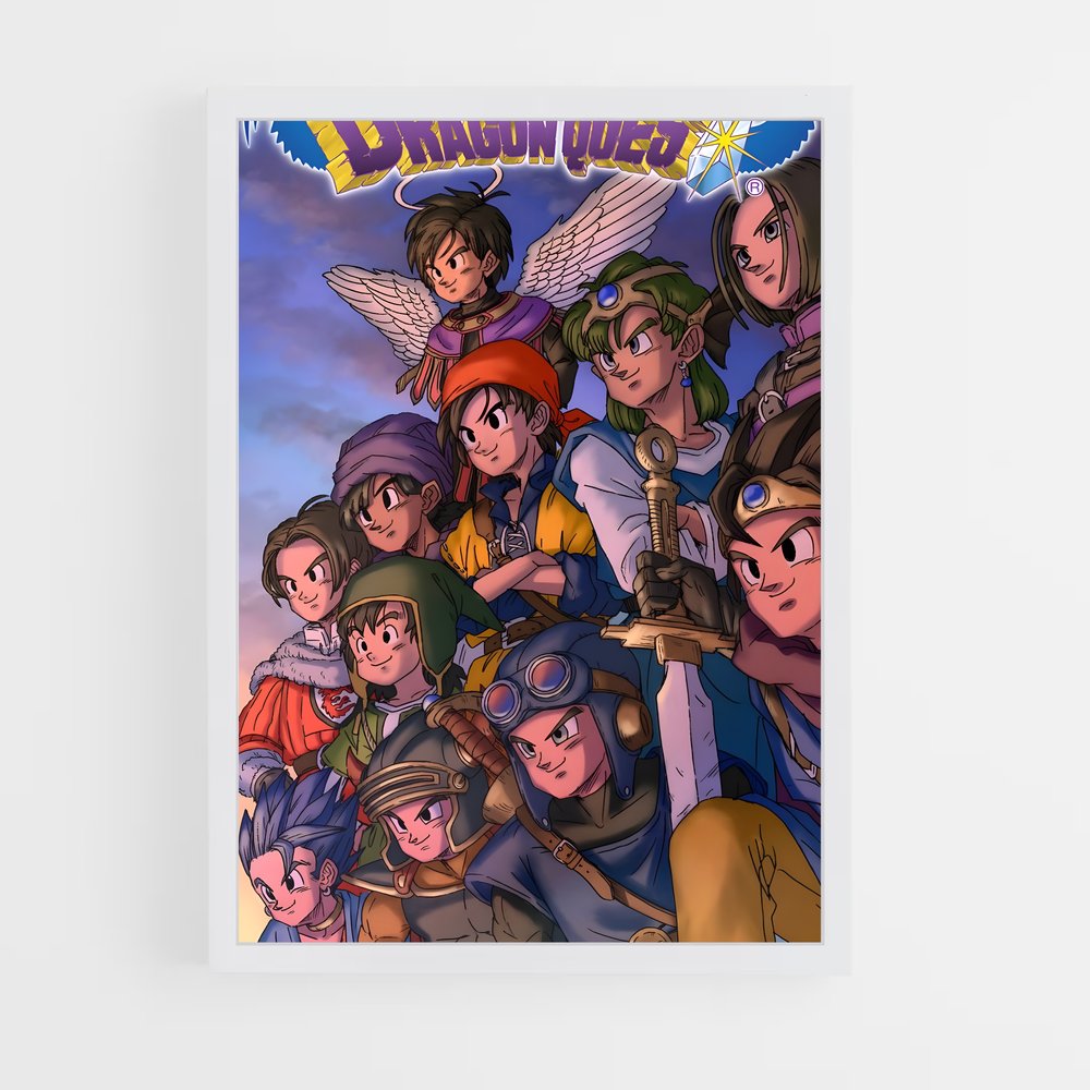 ap-dragon quest-3 cadre Blanc