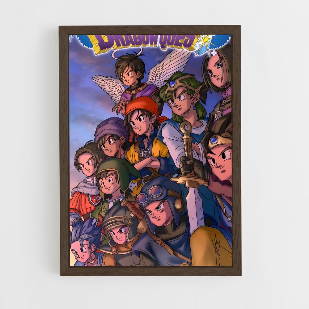 ap-dragon quest-3 cadre Bois foncé