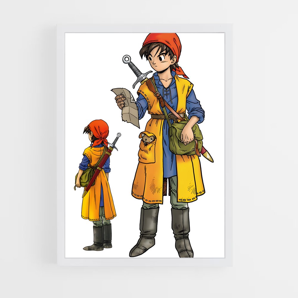 ap-dragon quest-5 cadre Blanc