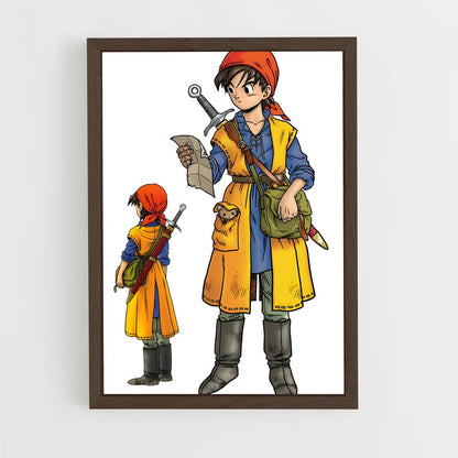 ap-dragon quest-5 cadre Bois foncé