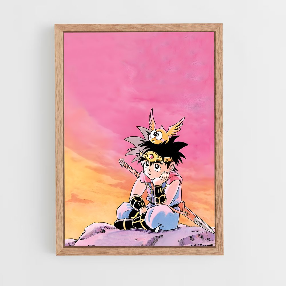 ap-dragon quest-6 cadre Bois clair