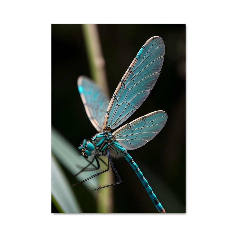 Poster Dracone bleu