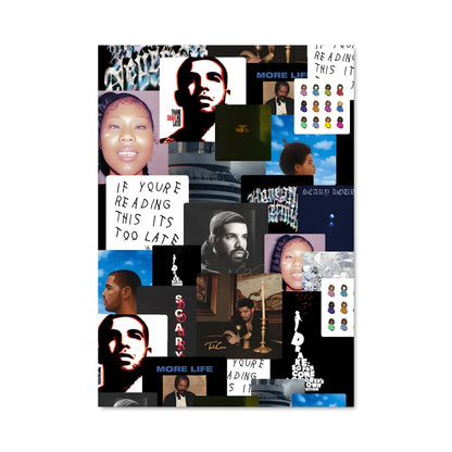 Poster Visages de Drake