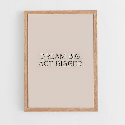 ap-dream big-2 cadre Bois clair