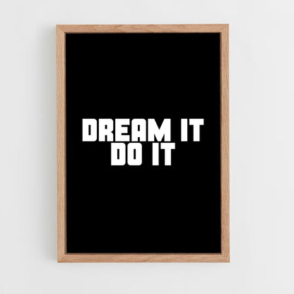 ap-dream it do it-2 cadre Bois clair