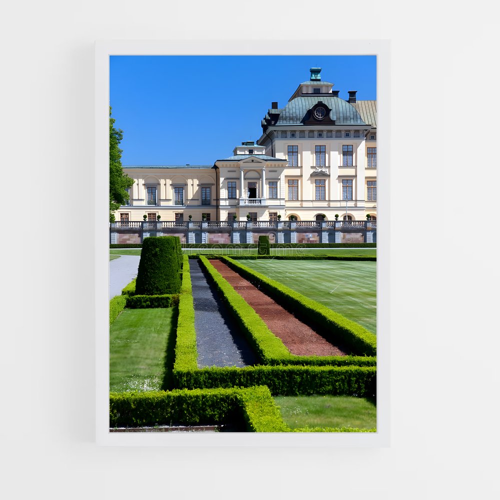 ap-drottningholm palace-1 cadre Blanc