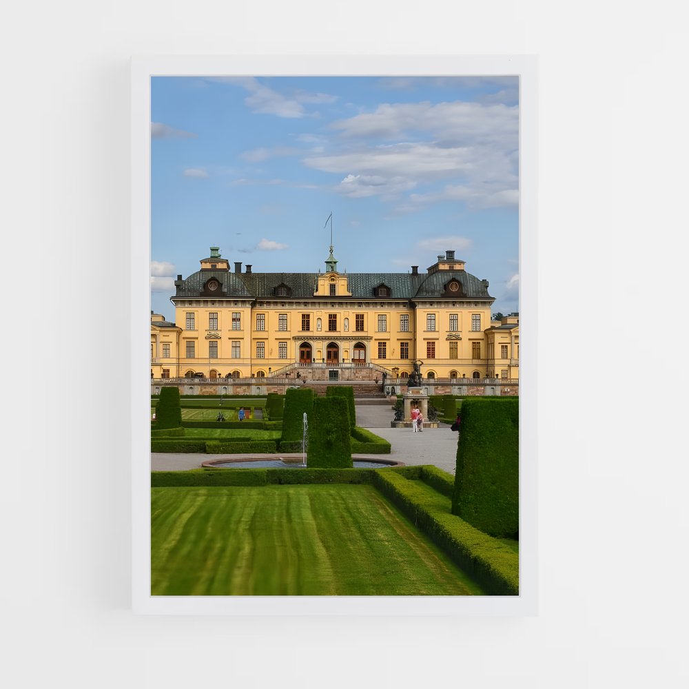 ap-drottningholm palace-3 cadre Blanc