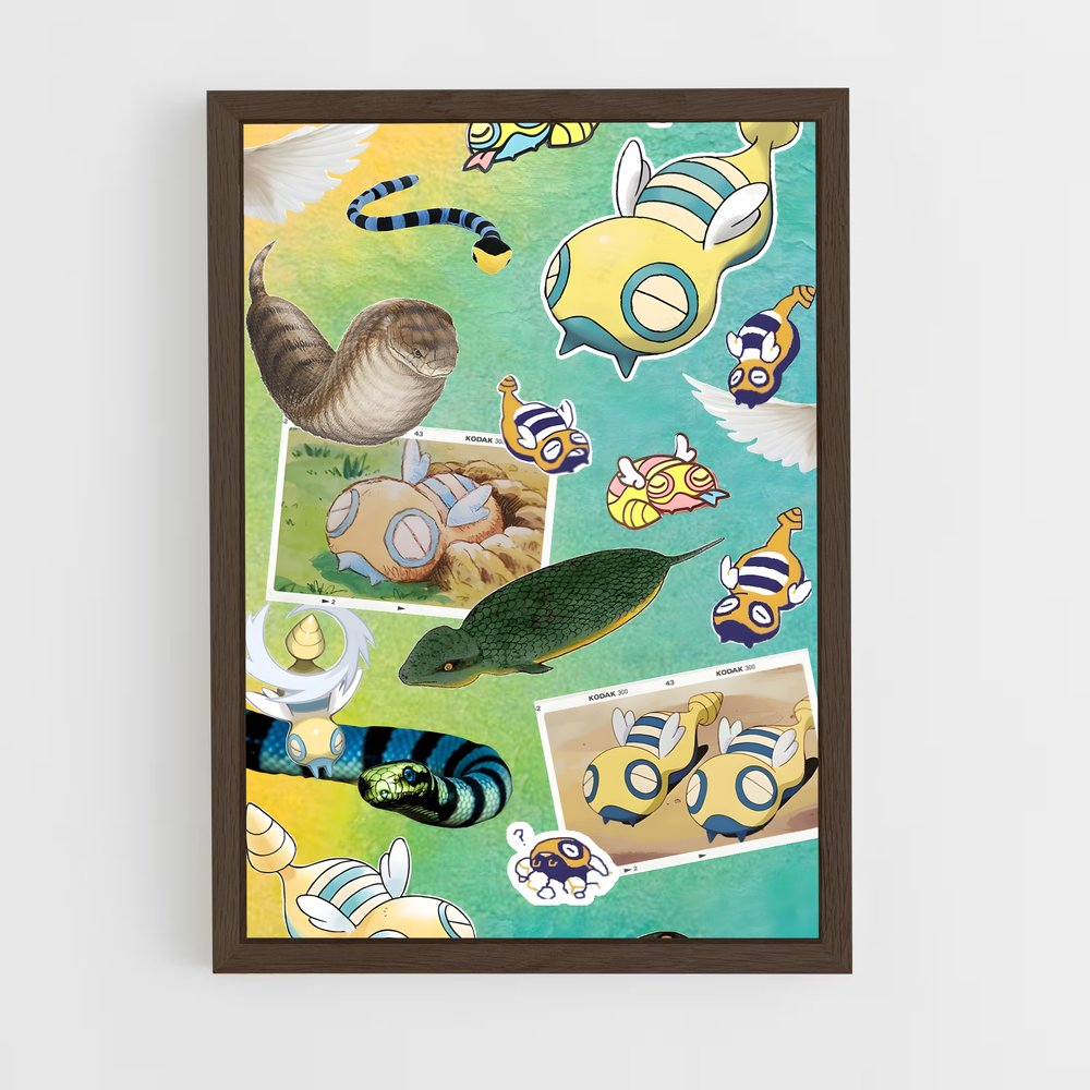 ap-dunsparce-2 cadre Bois foncé