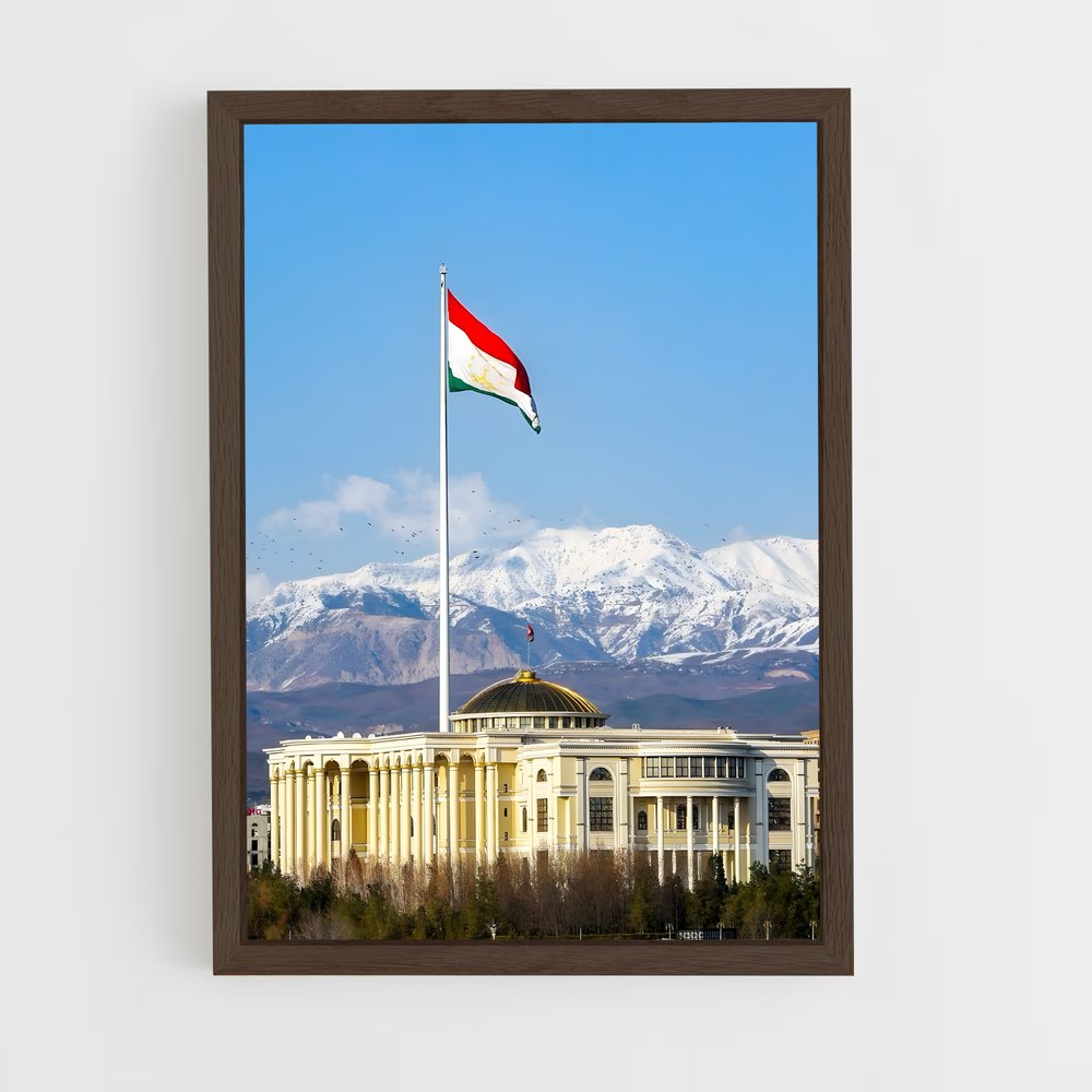 ap-dushanbe-9 cadre Bois foncé
