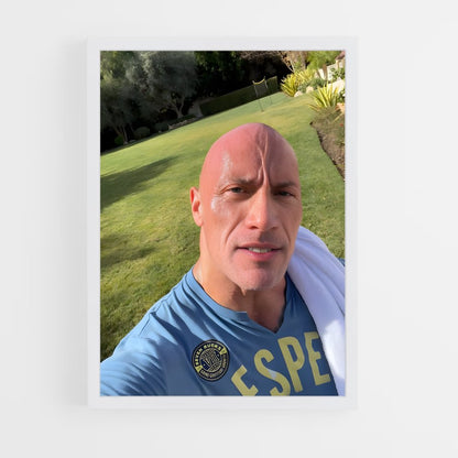 ap-dwayne johnson-1 cadre Blanc