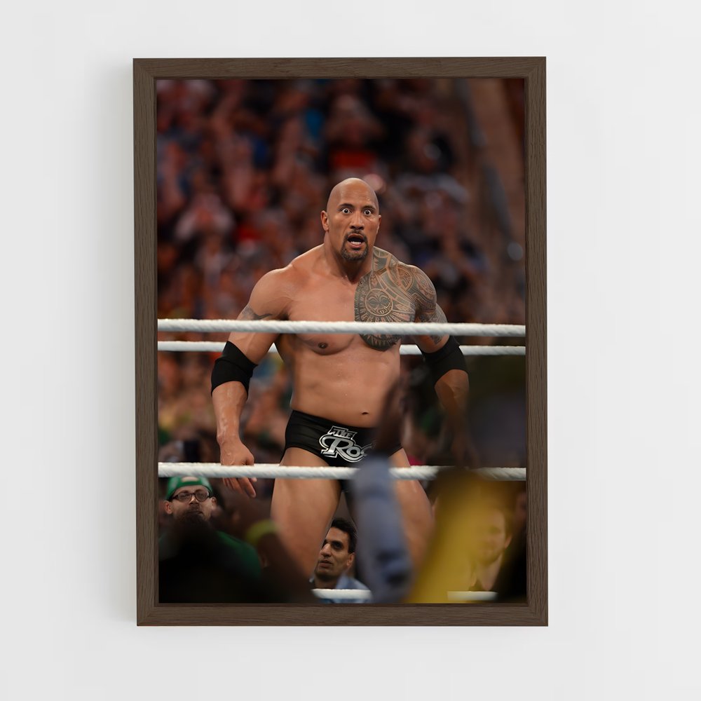 ap-dwayne johnson-3 cadre Bois foncé