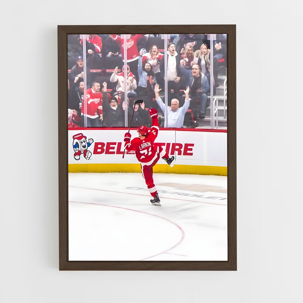 ap-dylan larkin-1 cadre Bois foncé