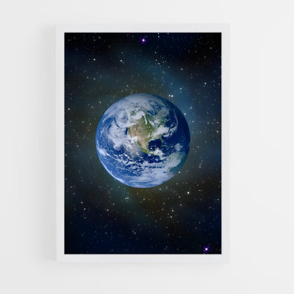 ap-earth from space-1 cadre Blanc