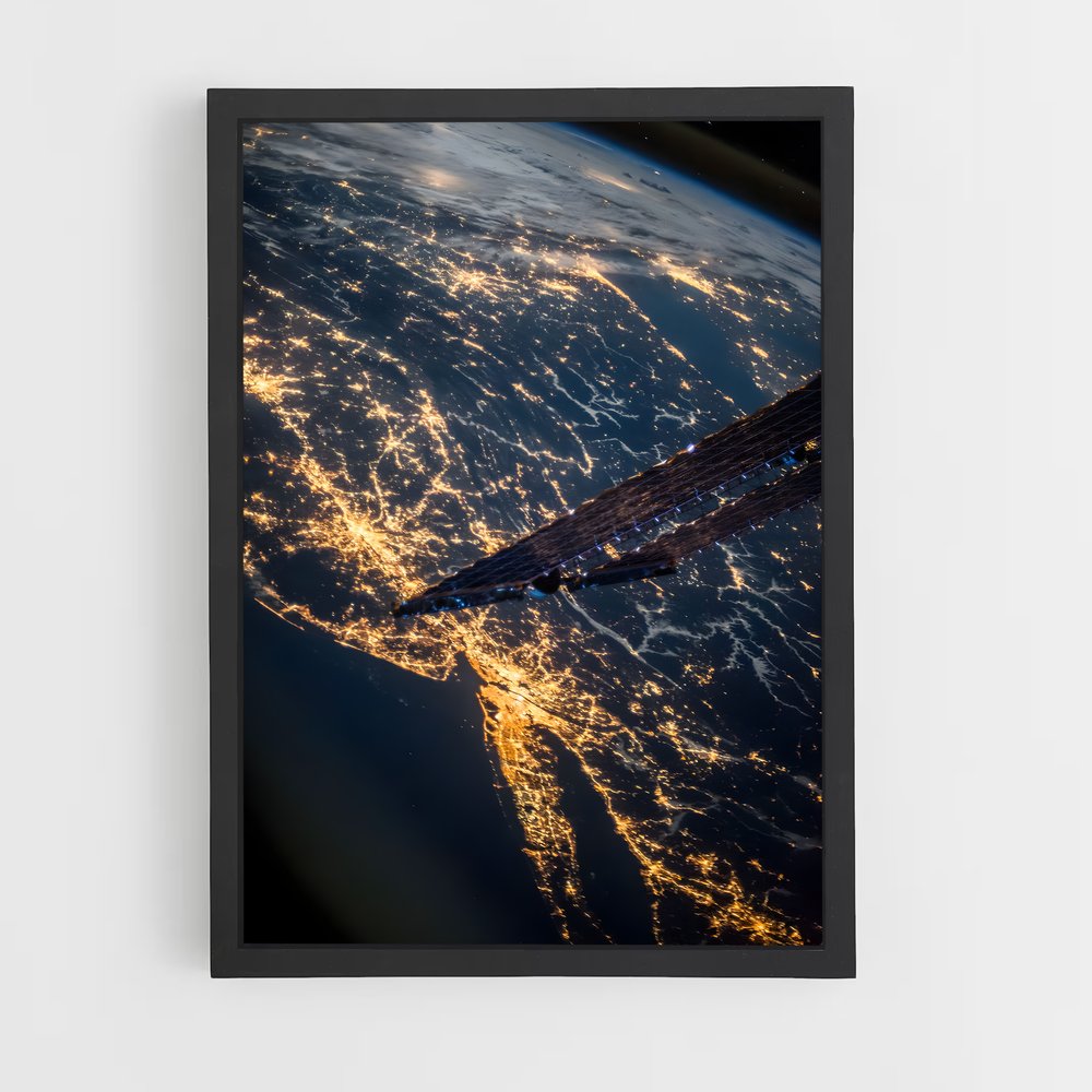 ap-earth from space-10 cadre Noir