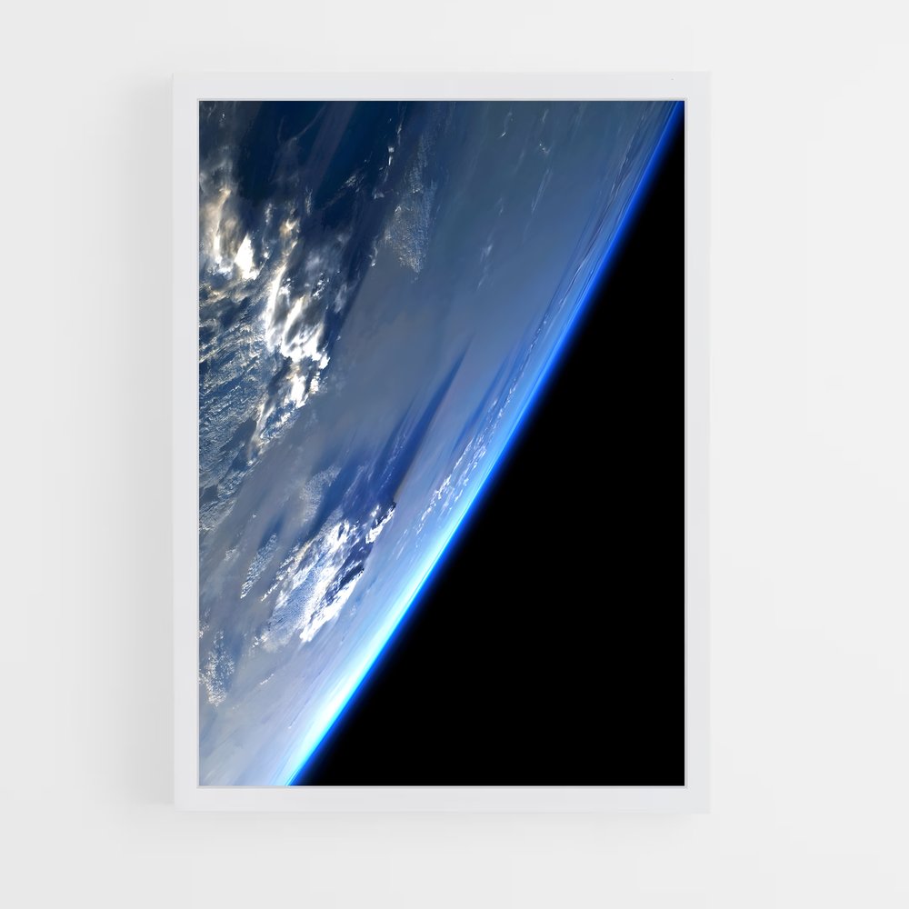 ap-earth from space-3 cadre Blanc