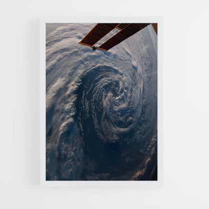 ap-earth from space-7 cadre Blanc
