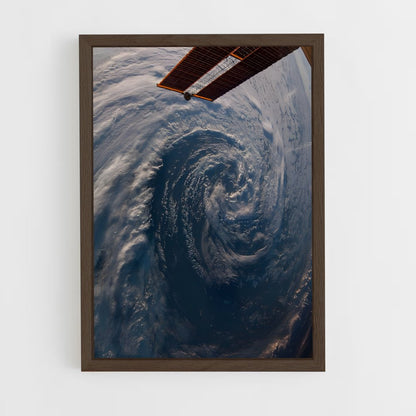 ap-earth from space-7 cadre Bois foncé