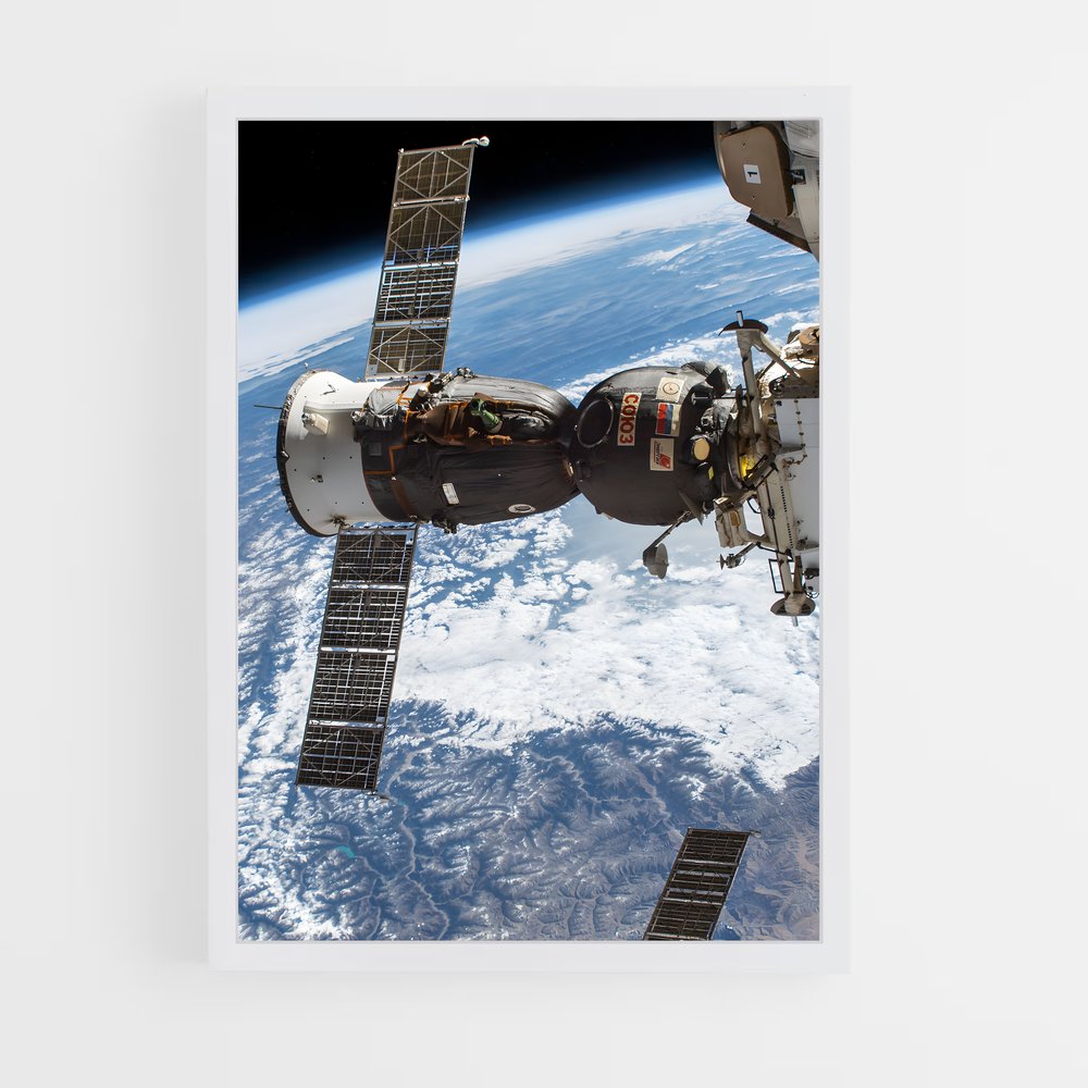 ap-earth from space-8 cadre Blanc
