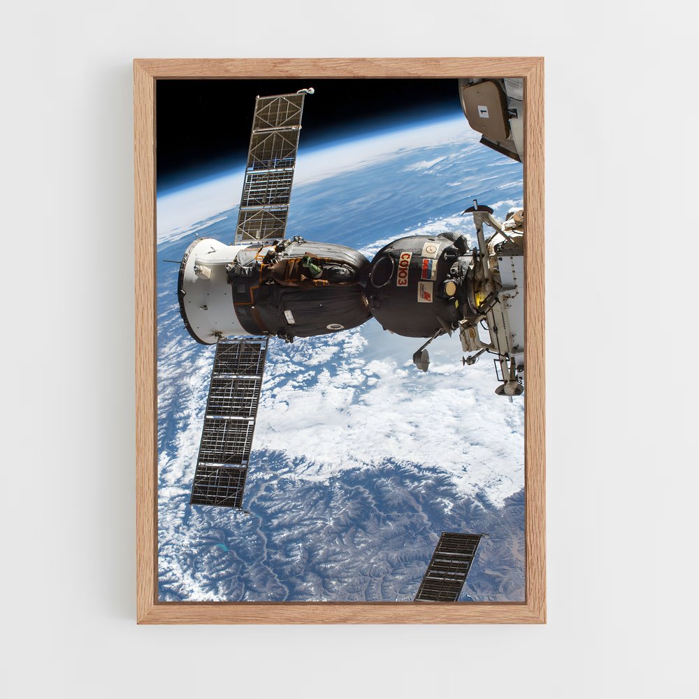 ap-earth from space-8 cadre Bois clair