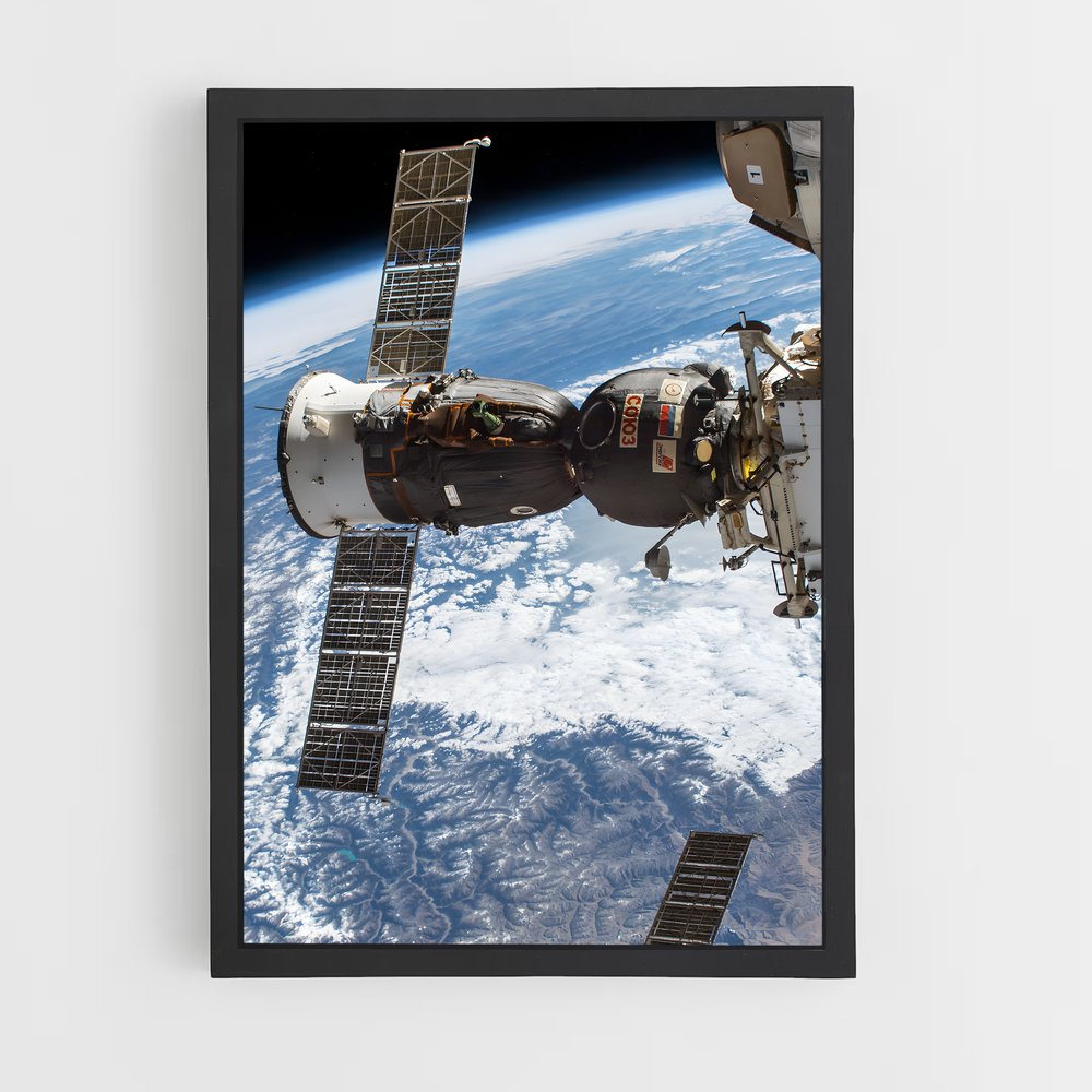 ap-earth from space-8 cadre Noir