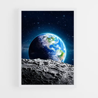 ap-earth from space-9 cadre Blanc