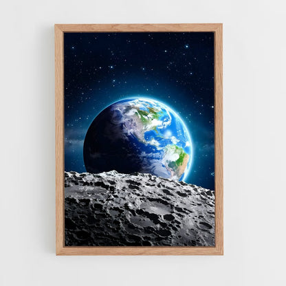 ap-earth from space-9 cadre Bois clair
